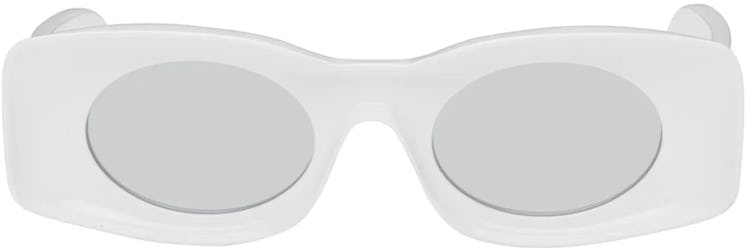 Loewe's White Paula's Ibiza Original Sunglasses.