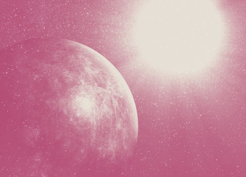 An illustration of Mercury overlaid in pink. What planet rules virgo? Virgo is ruled by Mercury.