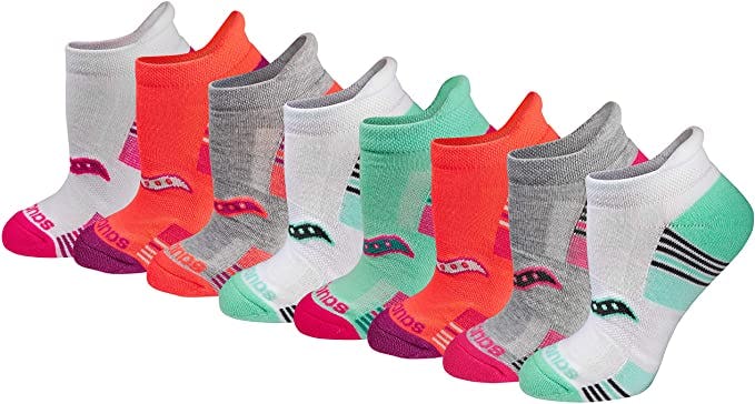 Saucony Performance Athletic Socks (8-Pack)