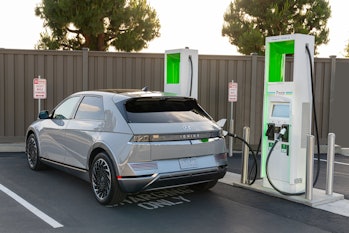 Hyundai Ioniq 5 at Electrify America charging station