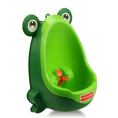 Frog shaped potty training urinal 