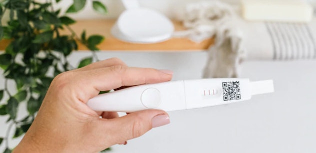 Positive ovulation test photo