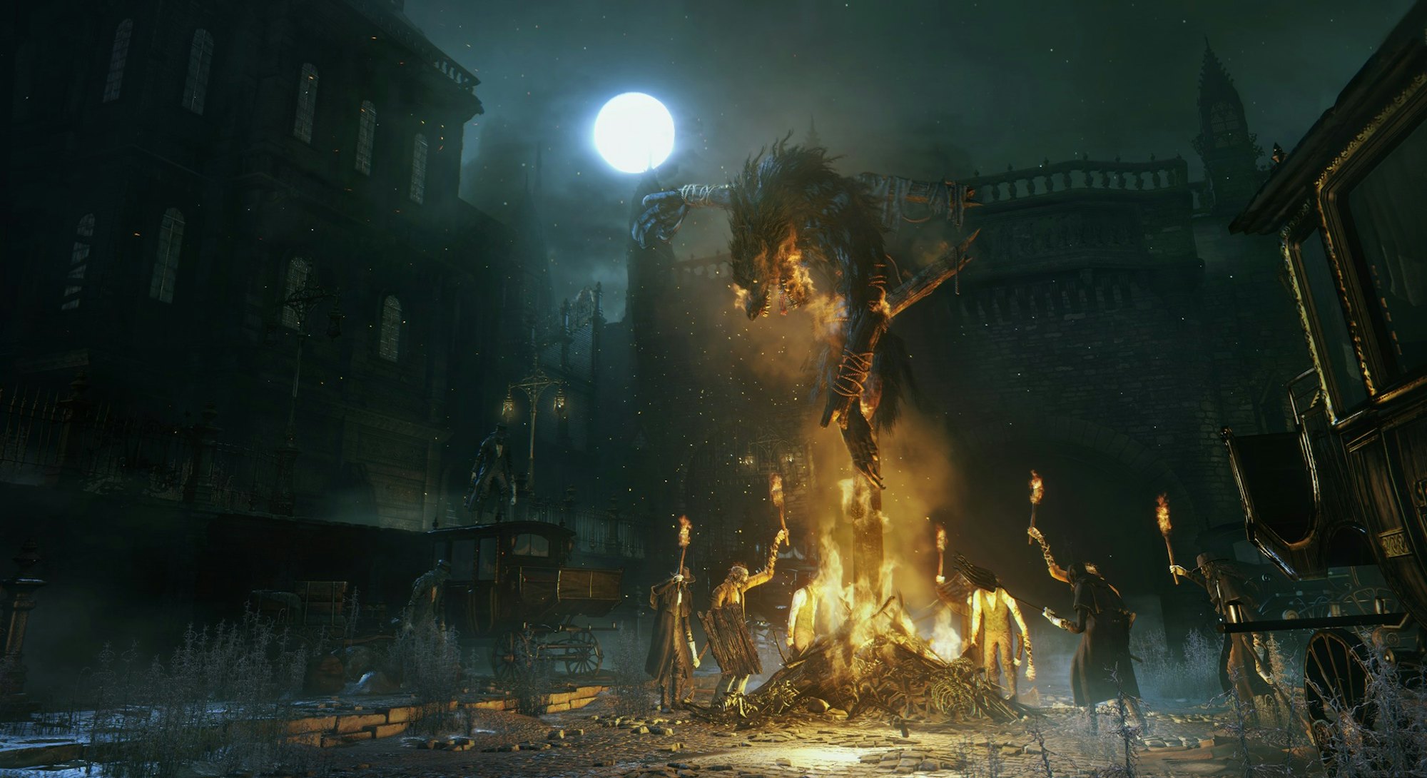 screenshot from Bloodborne video game