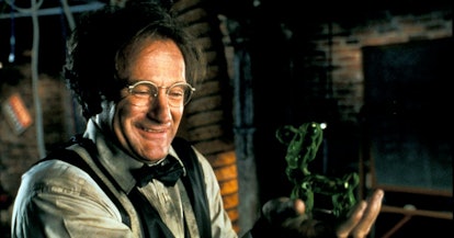 The '90s family film 'Flubber' stars the late, great Robin Williams.