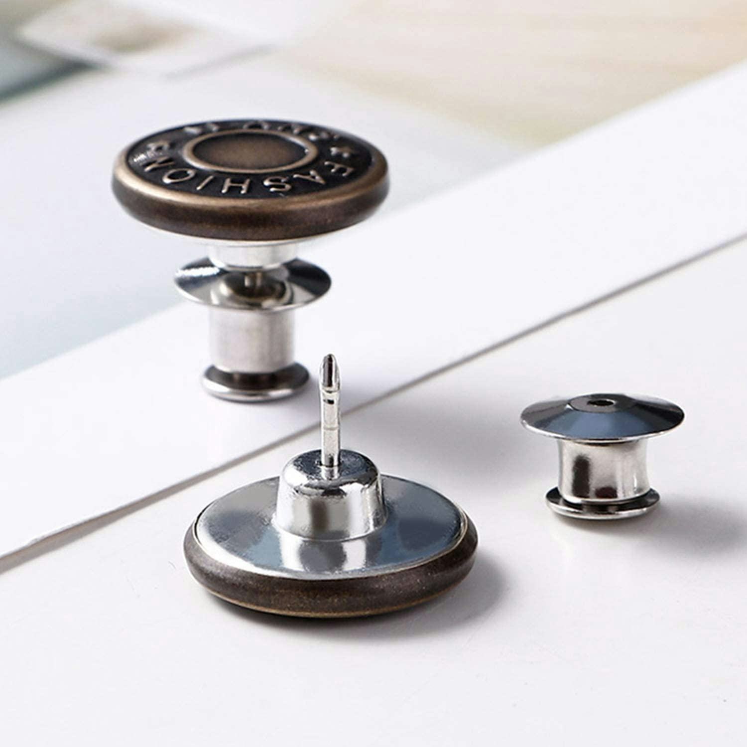 HENXING Replacement Jean Buttons (12-Pack)