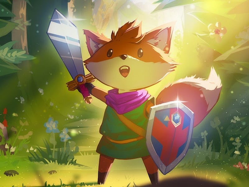 tunic game hero art