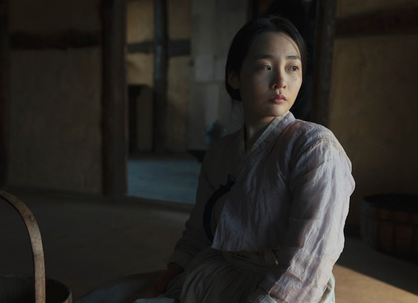 Kim Min-ha as teenage Sunja in 'Pachinko.'
