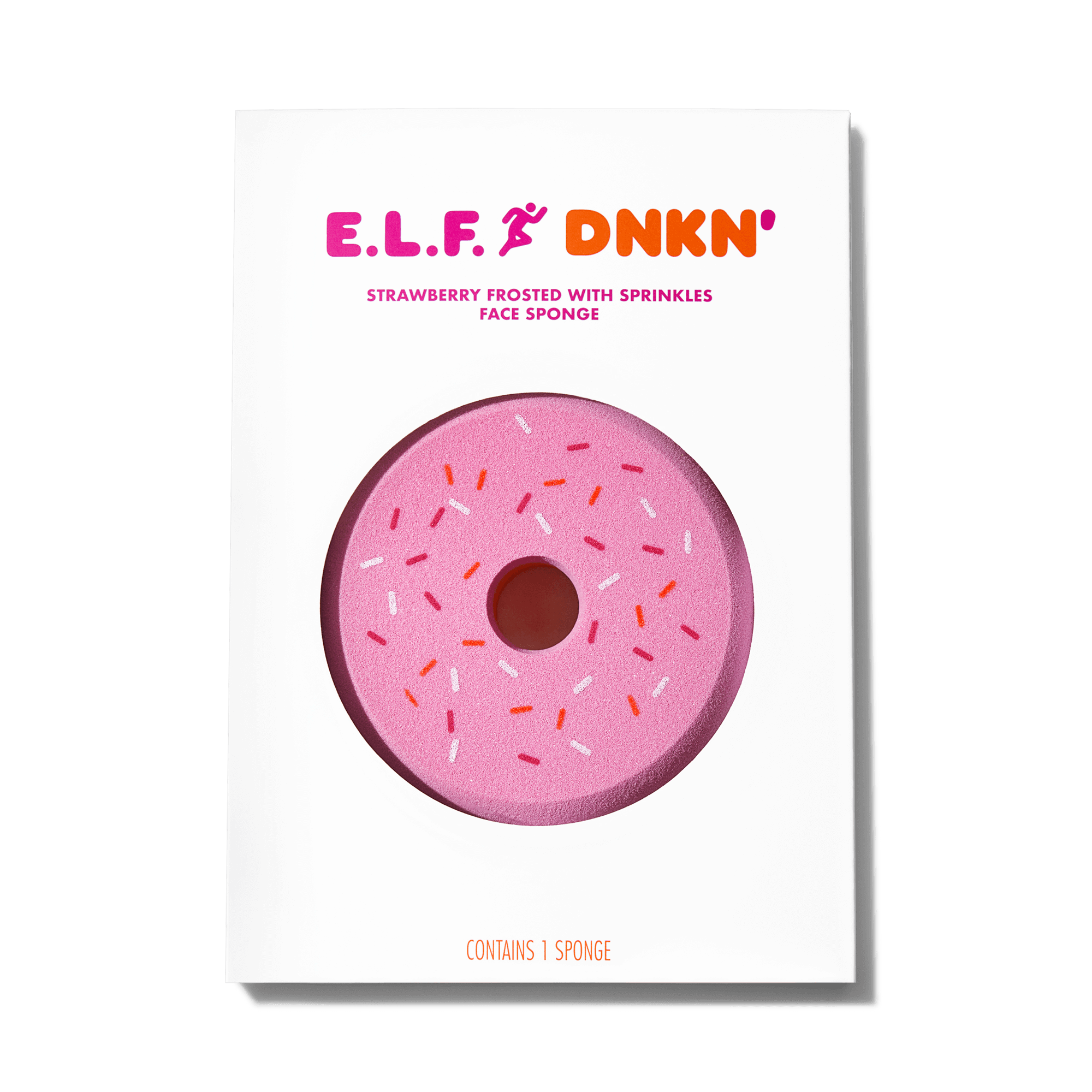 Strawberry Frosted With Sprinkles Face Sponge