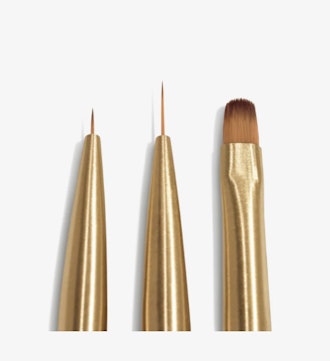 Double Moss Arte nail brushes