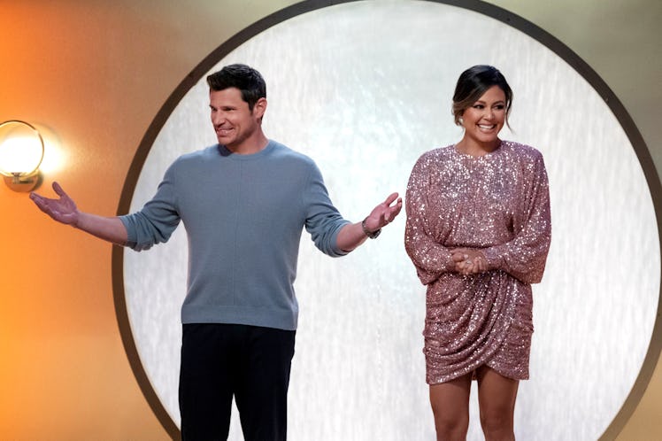 Nick and Vanessa Lachey in Love Is Blind