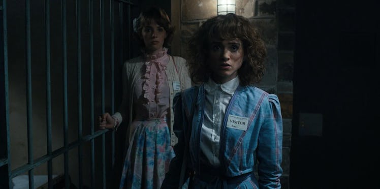 Robin (Maya Hawke) and Nancy (Natalia Dyer) in Stranger Things Season 4.