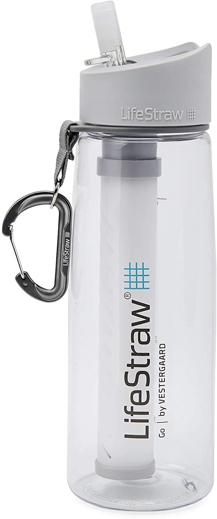 LifeStraw Go Water Filter Bottle with 2-Stage Integrated Filter Straw