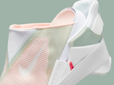 Nike Go FlyEase "Seafoam" laceless sneaker technology