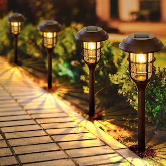 LETMY Solar Powered Pathway Lights (8-Pack)