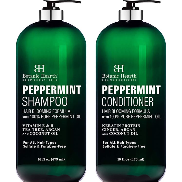 BOTANIC HEARTH Peppermint Oil Shampoo and Conditioner Set 