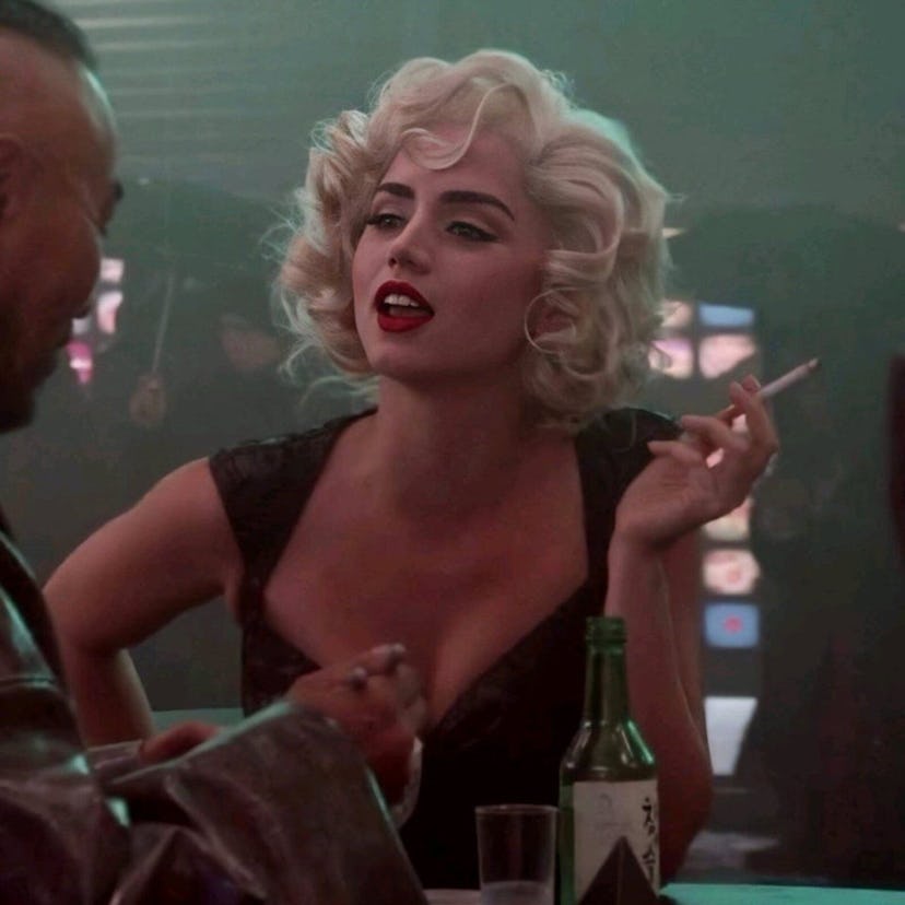 Ana de Armas as Marilyn Monroe in 'Blonde'