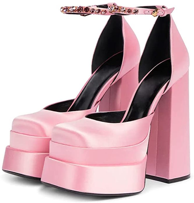 VIMISAOI Chunky Block Heels 