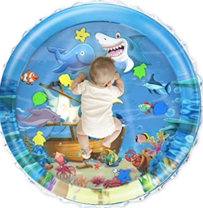 Baby Tummy Time Water Play Mat is one of the best toys for 3 month olds