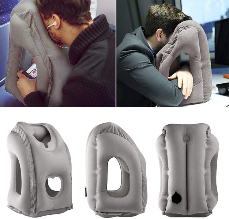 JefDiee Inflatable Travel Pillow