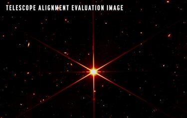 webb mirror alignment image