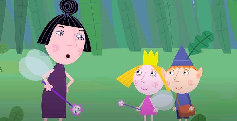 Watch Ben and Holly’s Little Kingdom’s “Elf Joke Day” episode on YouTube.