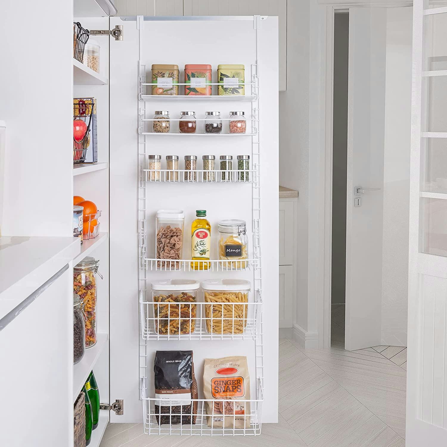 Smart Design Over The Door Pantry Organizer