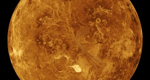 venus surface false color image