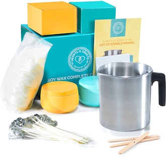 Hearts & Crafts DIY Complete Soy Wax Candle Making Kit