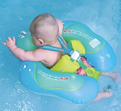 Inflatable Baby Swim Float is one of the best toys for 3 month olds