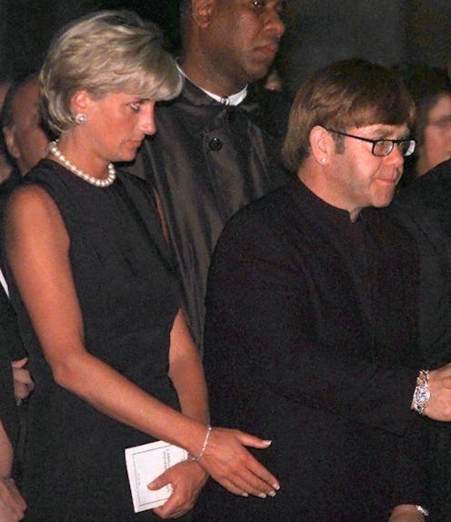Elton John and Princess Diana