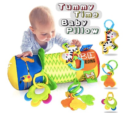 Tummy Time Pillow Toy is one of the best toys for 3 month olds