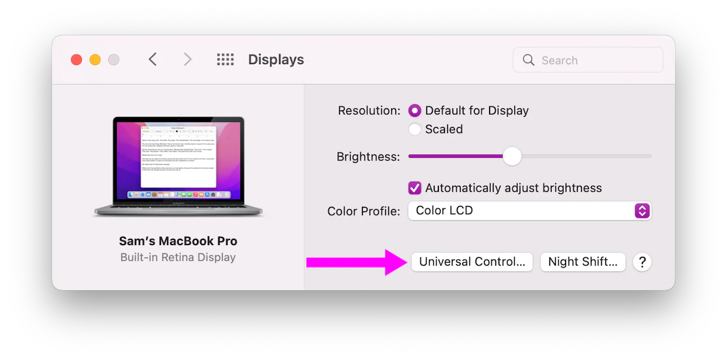 How to work like a boss using Universal Control on Mac and iPad