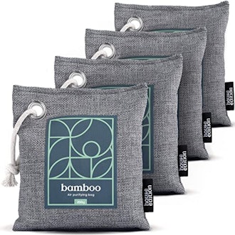 HOUSE EDITION Bamboo Charcoal Air Purifying Bags (4-Pack)