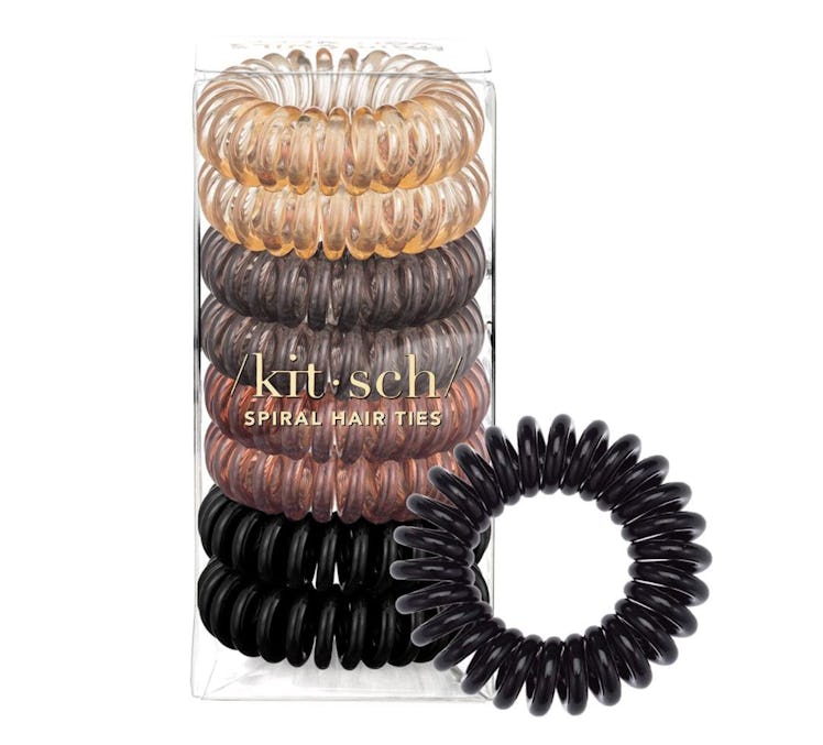 Kitsch Spiral Hair Ties (8-Pack)