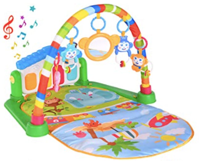 Kick And Play Piano Gym is one of the best toys for 3 month olds