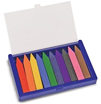 Melissa & Doug Jumbo Triangular Crayons (10-Pack)