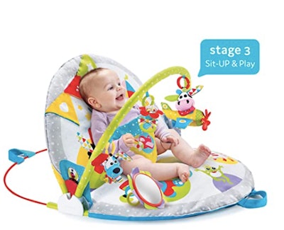 Lay to Sit-Up Play Mat is one of the best toys for 3 month olds