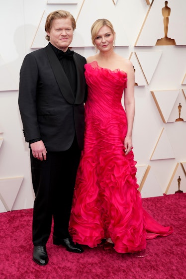 Jesse Plemons and Kirsten Dunst at the 2022 Oscars