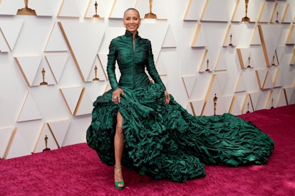 Jada Pinkett Smith 2022 oscars red carpet