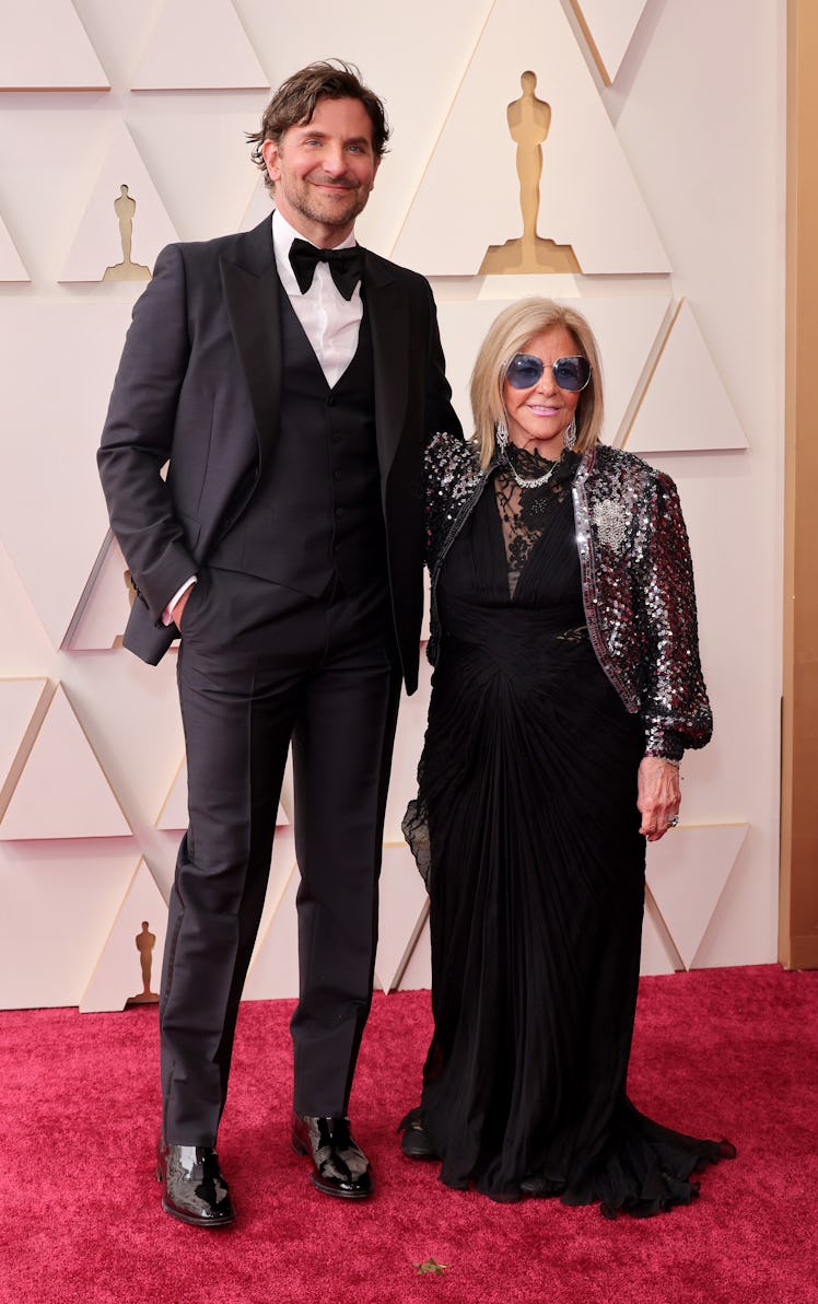 Bradley Cooper and Gloria Campano attend the 94th Annual Academy Awards