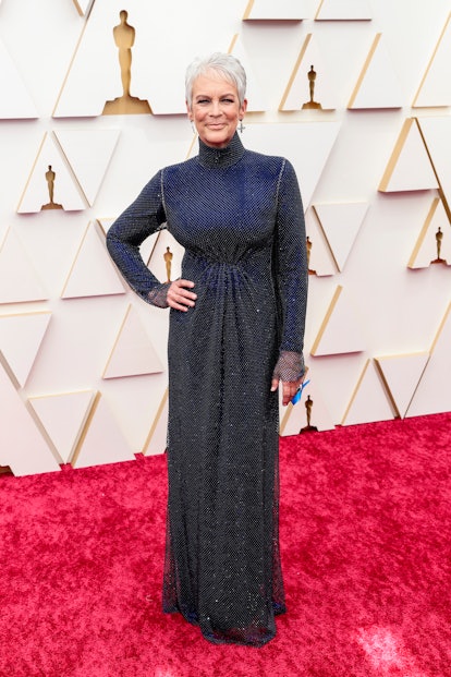 Jamie Lee Curtis arriving at the 94th Academy Awards 