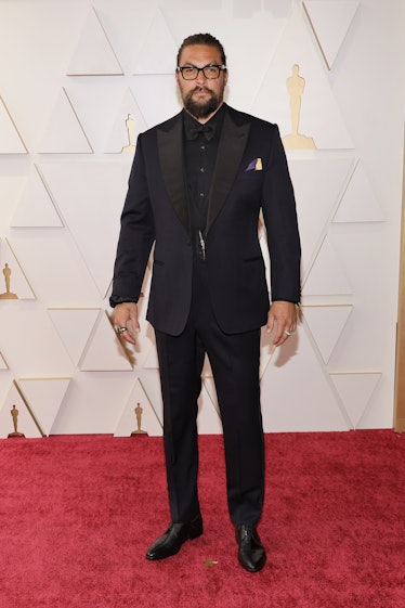 Jason Momoa attends the 94th Annual Academy Awards