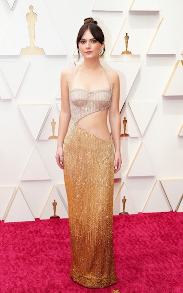 Emilia Jones attends the 94th Annual Academy Awards