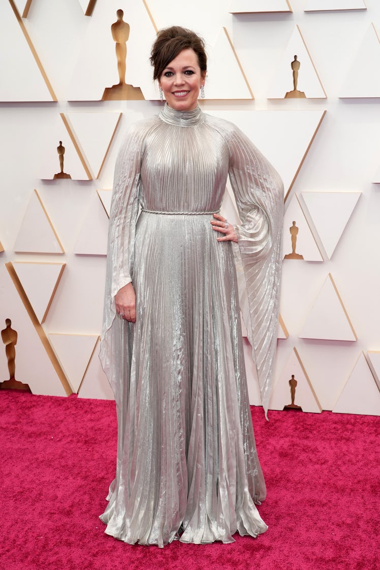 Olivia Colman attends the 94th Annual Academy Awards