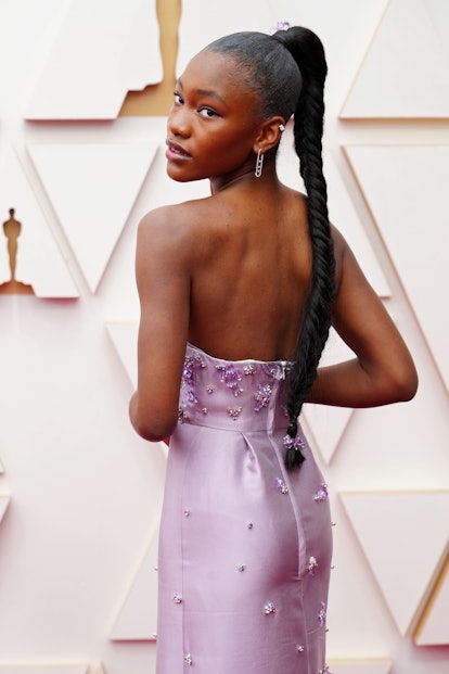 Demi Singleton attends the 94th Annual Academy Awards 