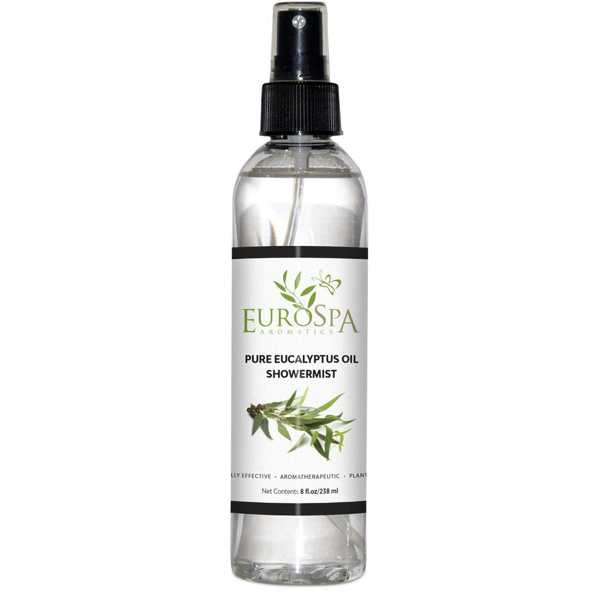 EuroSpa Aromatics Pure Eucalyptus Oil ShowerMist and Steam Room Spray for your shower.