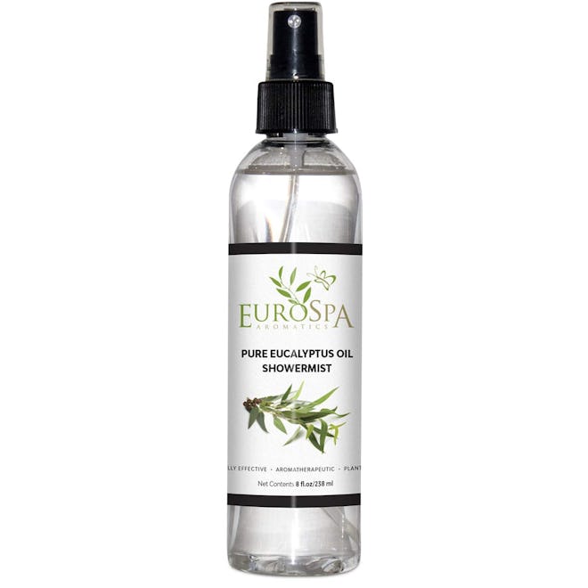  EuroSpa Aromatics Pure Eucalyptus Oil ShowerMist and Steam Room Spray for your shower.