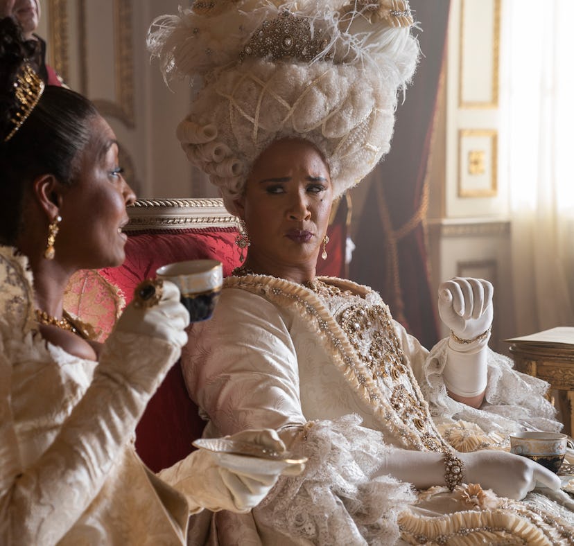 Queen Charlotte is shown sniffing snuff throughout 'Bridgerton' Season 2.