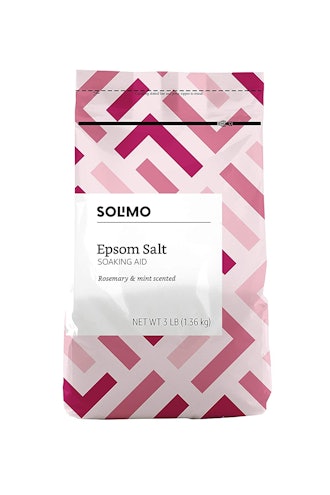 Solimo Epsom Salt Soaking Aid can help if you're getting sick.
