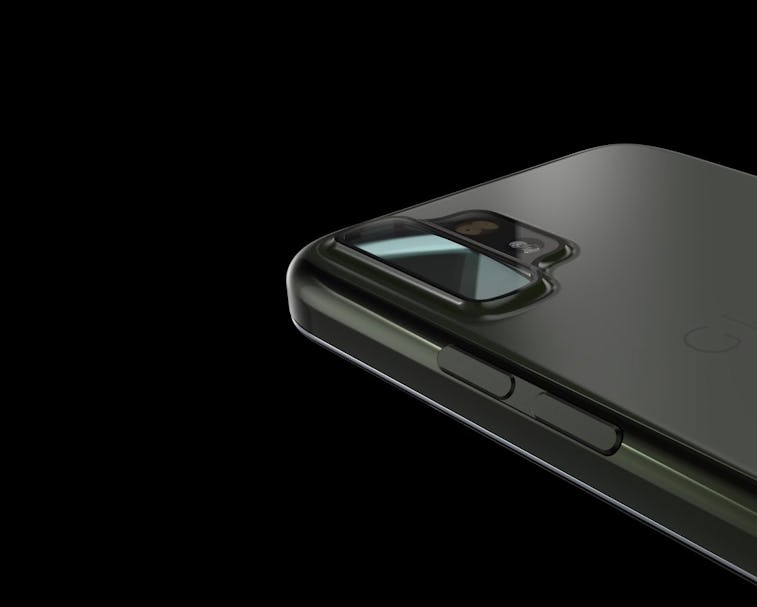 Glass smartphone camera design
